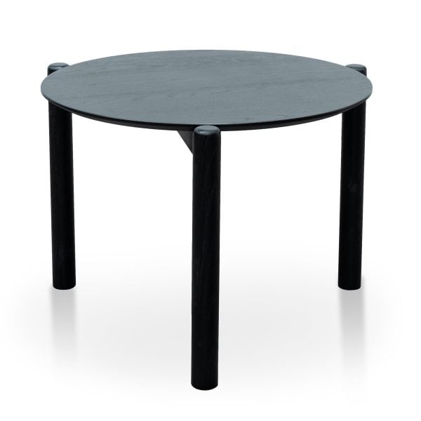 UNITY Oak Nested Coffee Tables - 90cm Black - Image 3