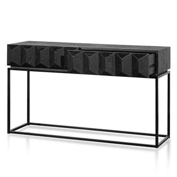 RAVENNA Elm Timber Console Table - 1.4m - Image 3