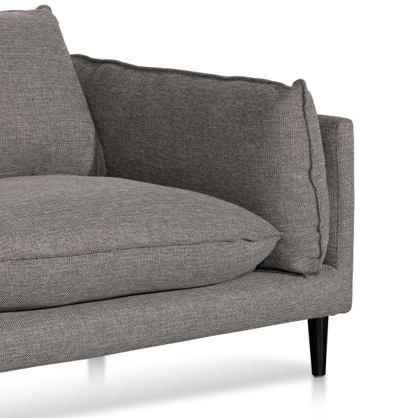 BETHANY 4 Seater Left Chaise Sofa - Graphite Grey - Image 9