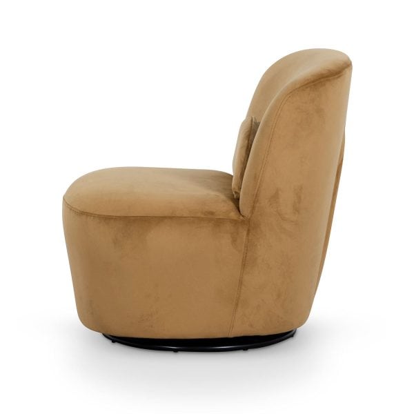 LYNETTE Swivel Chair - Mustard - Image 2