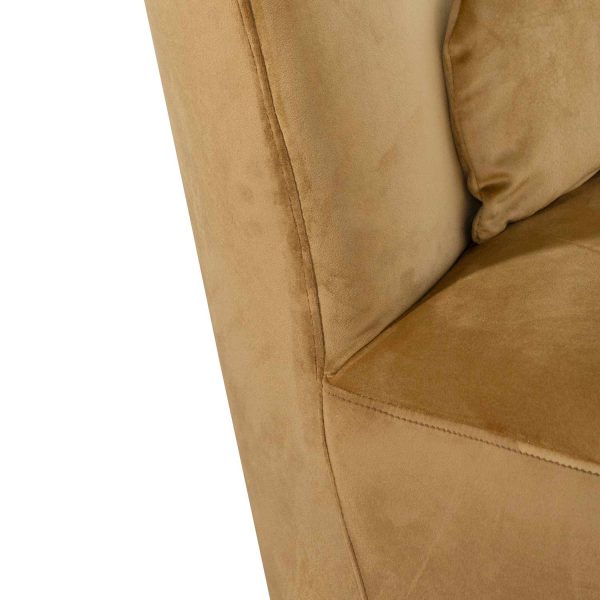 LYNETTE Swivel Chair - Mustard - Image 6