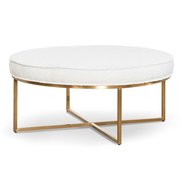 FREDDY Boucle Ottoman - 1m Ivory White - Image 6
