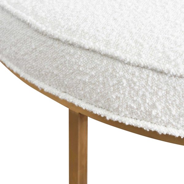 FREDDY Boucle Ottoman - 1m Ivory White - Image 5