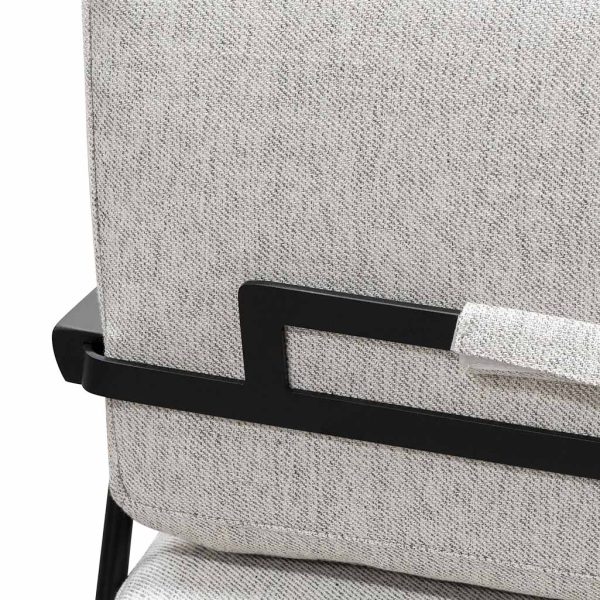 ALPHONSE Fabric Lounge Chair - Silver Grey (ETA 6th of January, 2025) - Image 7