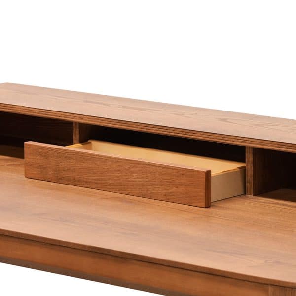 PHOENIX Wooden Home Office Desk - Walnut - Image 9