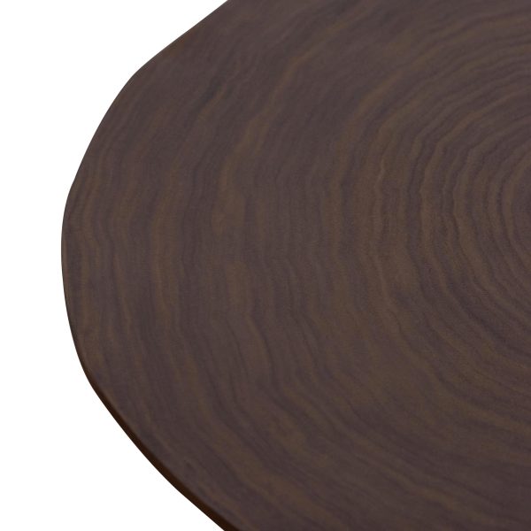 GUDRUN Side Table - Walnut Top and Black Leg - Image 5