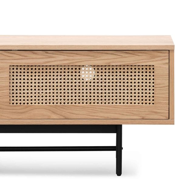 SALLY TV Entertainment Unit - 2m Natural & Rattan (ETA 30th of April, 2024) - Image 4