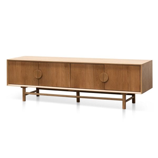 SUSAN Wooden TV Entertainment Unit - 1.8m Natural
