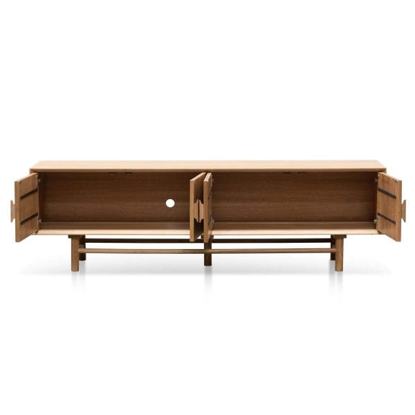 SUSAN Wooden TV Entertainment Unit - 1.8m Natural - Image 2