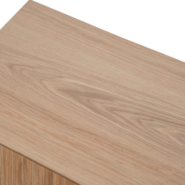 TED Wooden Entertainment TV Unit -2.3m Natural - Image 5