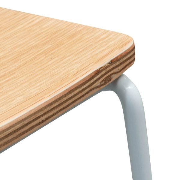 ANNIKA Bar Stool - Natural & White - Image 4