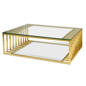 Glass coffee table, 1.3m, Anastasia