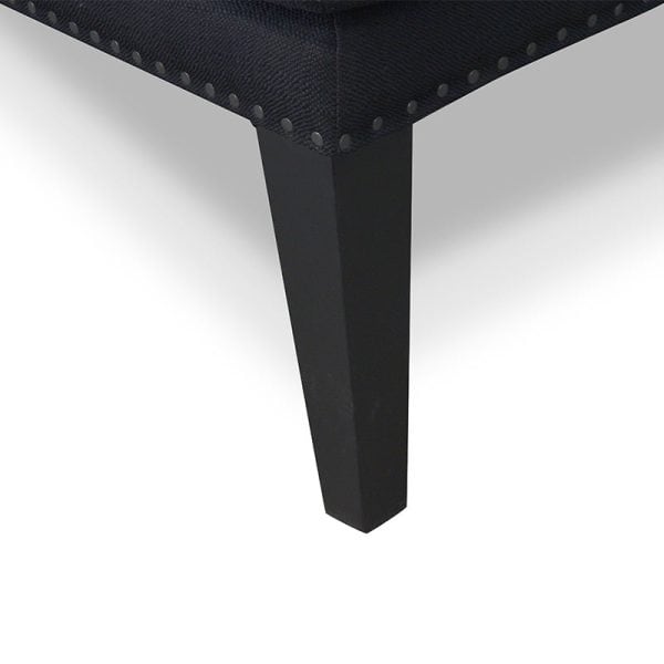 ALEXA Wingback Chair - Black - Image 8