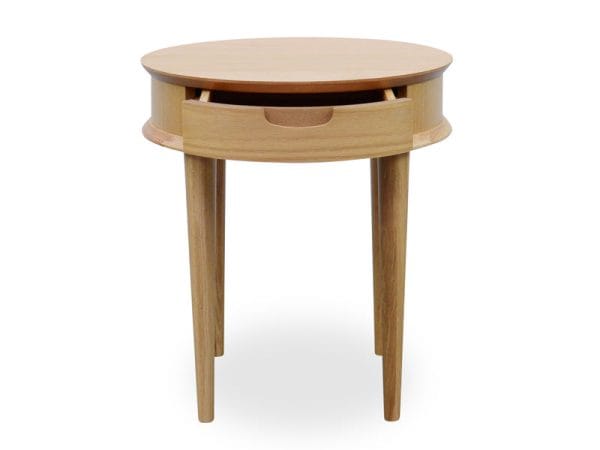 FREJA Bedside Table - 50cm Natural - Image 5