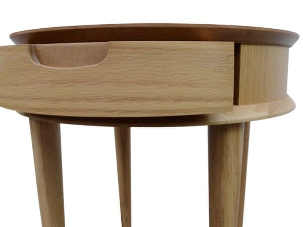 FREJA Bedside Table - 50cm Natural - Image 4