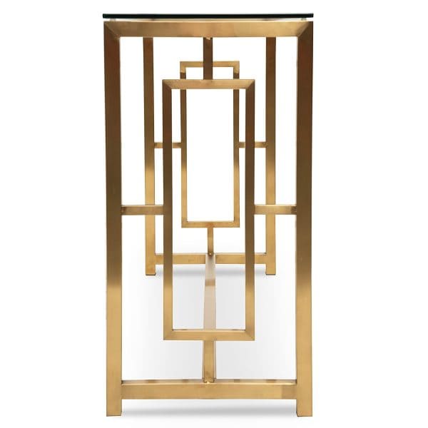 AMITY Glass Art Deco console table - 1.2m - Image 7