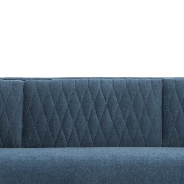BETTY 3 Seater Fabric Sofa - Dusty Blue (Melbourne Only) - Image 3