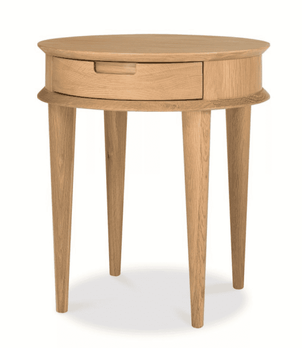 FREJA Bedside Table - 50cm Natural