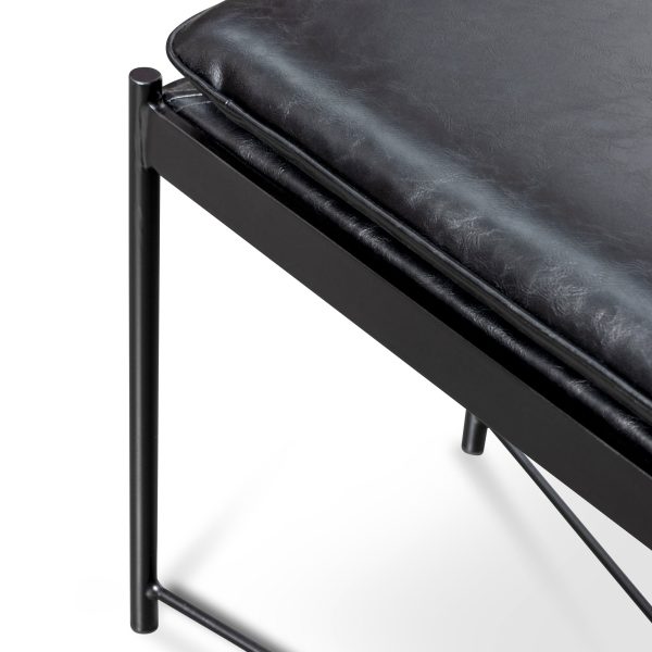 LEVI Bench Seat - 1.3m Black - Image 5