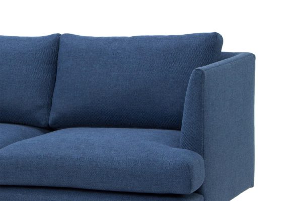 CHELSEA 3 Seater Sofa - Navy Blue - Image 5