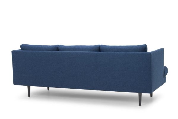 CHELSEA 3 Seater Sofa - Navy Blue - Image 3
