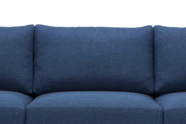 CHELSEA 3 Seater Sofa - Navy Blue - Image 4