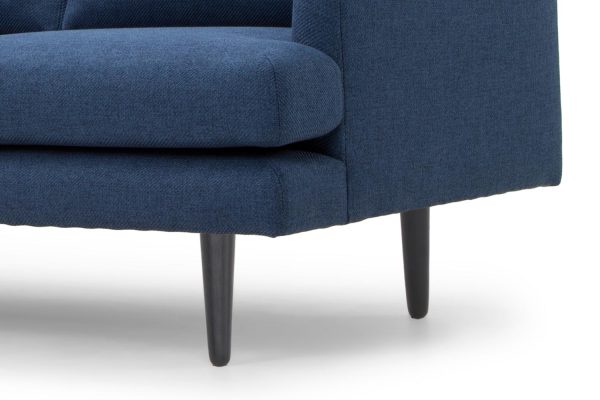 CHELSEA 3 Seater Sofa - Navy Blue - Image 6