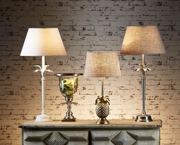 St MARTIN Table Lamp Base Antique Brass - Image 2