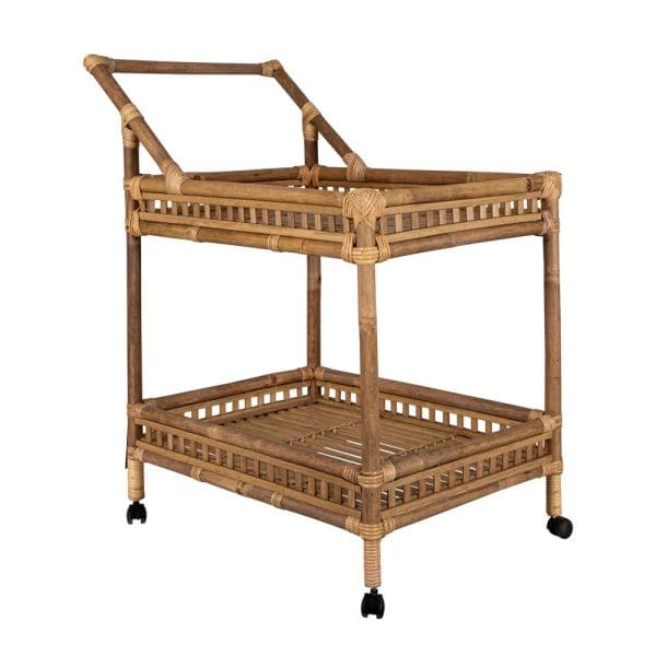 DALLAIRE Bar Trolley - Bamboo