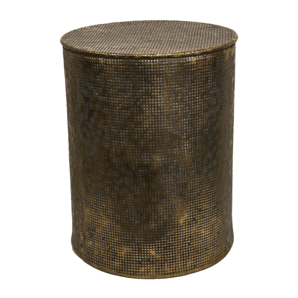 MAYA Vintage Drum Coffee Table - 40cm