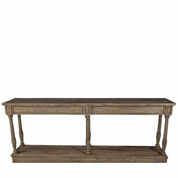 CHARLOTTE Elm Console Table 2.1m
