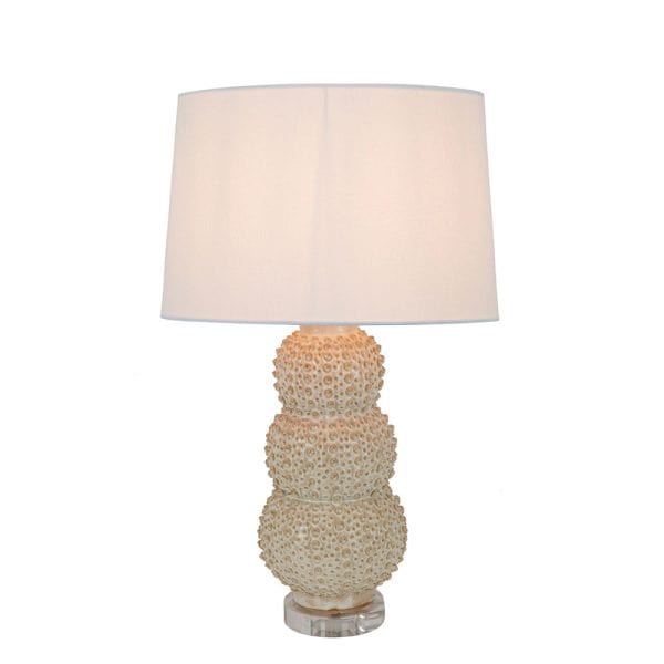 SEA URCHINS Ceramic Table Lamp Base Cream