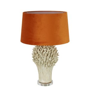 STAGHORN CORAL Ceramic Table Lamp Base White