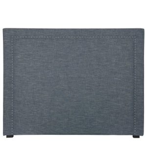 ARLO Linen Queen Bedhead - Blue
