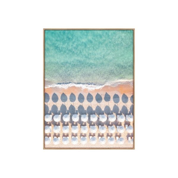 AERIAL VIEW SUNSET MEDITERRANEAN - Natural Canvas