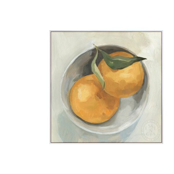 FRUIT BOWL II - White Canvas