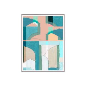 HAPPY ARCHWAY II - White Canvas
