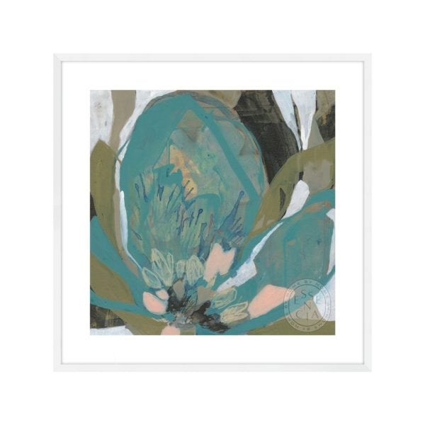 PETAL PUZZLE I - White Frame