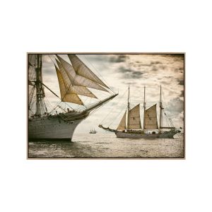 SAILING SHIPS - Natural Canvas