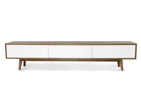 AXEL Low Line TV Unit -2.1m Walnut - Image 7