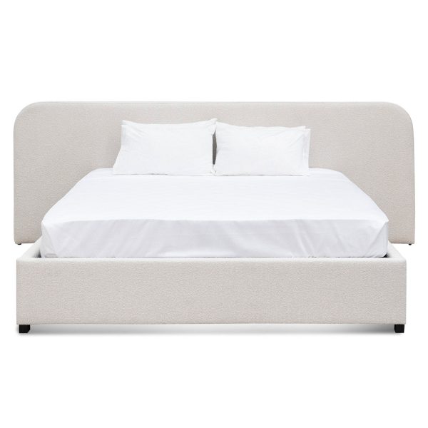 INGO Queen Bed - Snow Boucle - Image 2
