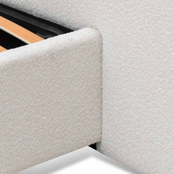 INGO Queen Bed - Snow Boucle - Image 8