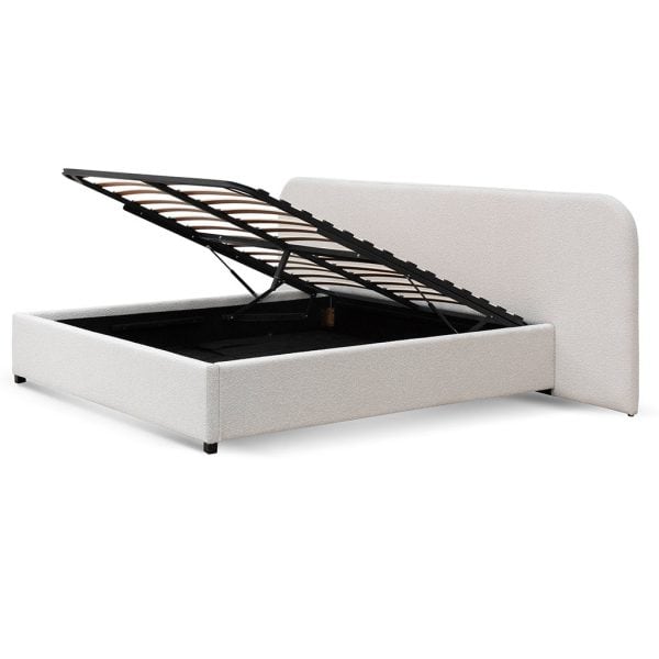 INGO Queen Bed - Snow Boucle - Image 5