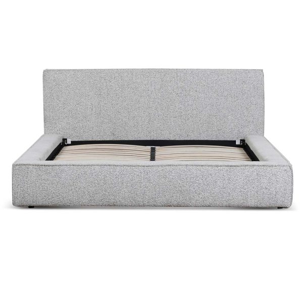 MEA Queen Bed - Pepper Boucle - Image 2
