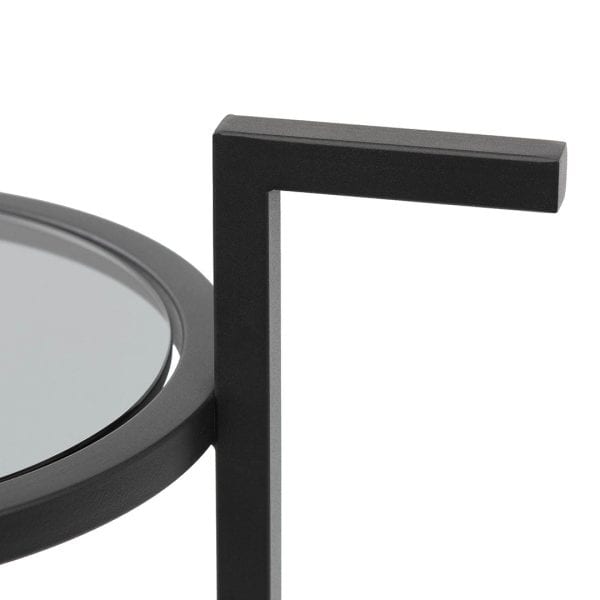 VERA Glass Bar Cart - Black - Image 9