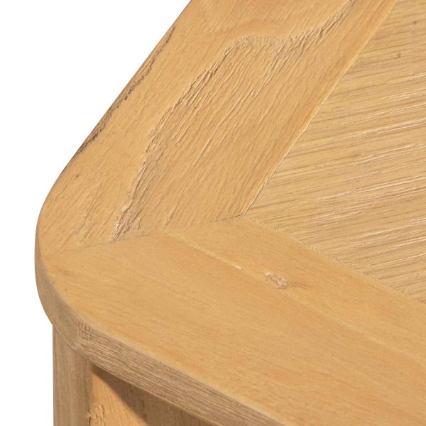 EVA Elm Coffee Table - 1.2m Distress Natural - Image 5