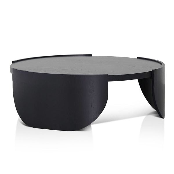 EMILIANO Round Coffee Table - 1.1m Black (ETA 9th of December, 2024) - Image 7