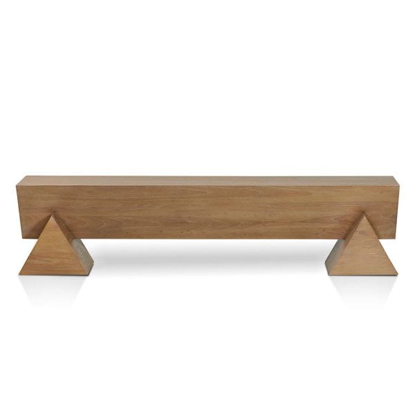 BEAU Elm Bench - 1.9m Natural - Image 2