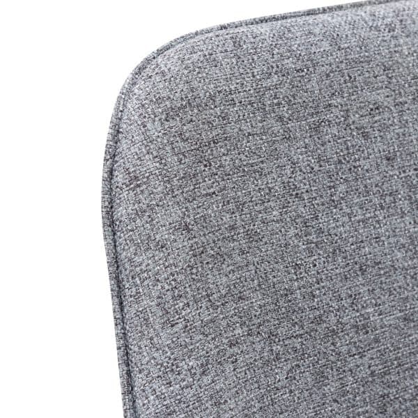 IGNACIO Dining Chair - Pebble Grey with Black Legs (Set of 2) - Image 4