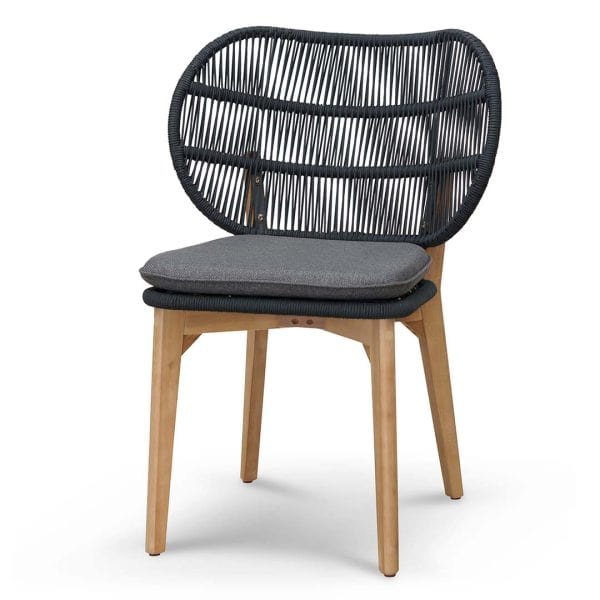 OLE Outdoor Dining Chair - Anthracite Grey Cushion (Set of 2) - Image 2